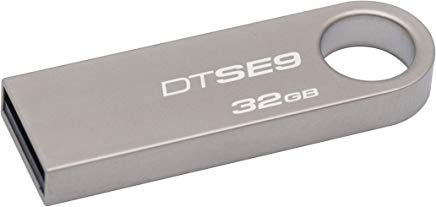 mejores marcas de pendrive Kingston DTSE9H/32GB - Memoria USB, 32 GB, Color Plata
