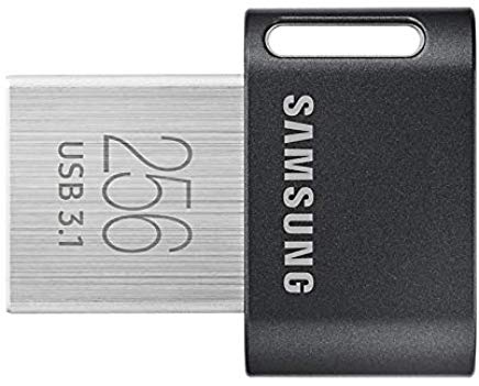 Pendrive 256GB Samsung MUF-256AB 256GB 3.1 (3.1 Gen 1) Conector USB Tipo A Negro, Acero inoxidable unidad flash USB - Memoria USB (256 GB, 3.1 (3.1 Gen 1), Conector USB Tipo A, Girar, 3,1 g, Negro, Acero inoxidable)